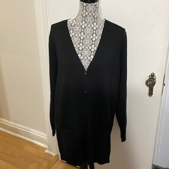 Maurices long black cardigan size XL - Picture 1 of 9